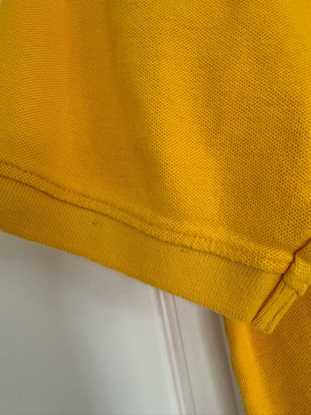 Polo by Ralph Lauren Yellow Men’s Polo Shirt - Picture 3 of 7
